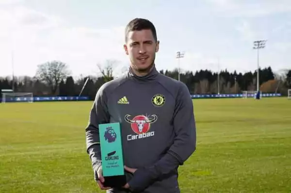 Eden Hazard Wins Premier League Goal Of The Month